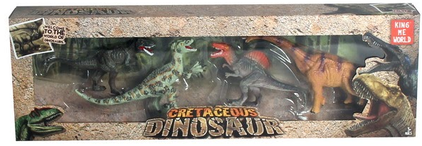 Игровой набор "Динозавры", 4 динозавра, арт.4406-81