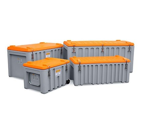 Мобильный контейнер CEMbox для транспортировик и хранения инструментов, 150л, серый/оранжевый - фото 1 - id-p135873905