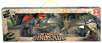 Игровой набор "Динозавры", 4 динозавра, арт.4402-82