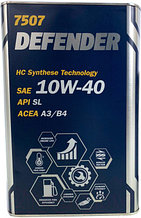 Масло моторное 10w40 API SL Mannol Defender  (4л, 1л) Германия  (цена без НДС)