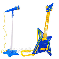 Гитара Rock Star электронная с микрофоном, арт.6969-32