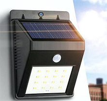 Беспроводной светильник эко свет ECOSVET 35 LED на солнечных батареях - с датчиком движенияи экосвет, фото 2