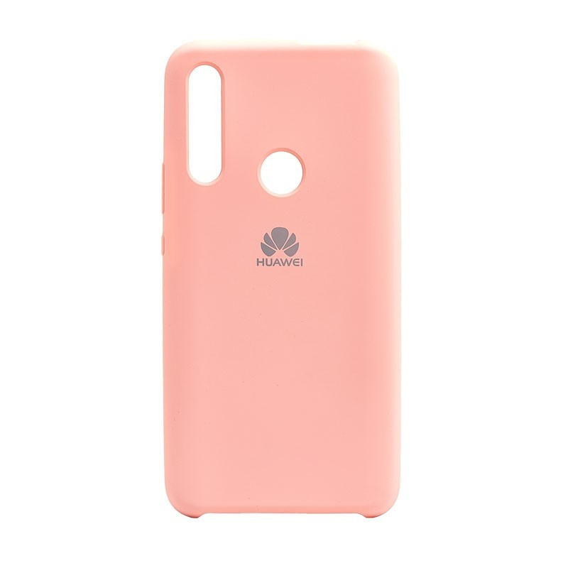 Силиконовый чехол для Huawei Y9s "SOFT-TOUCH" (бампер) с открытым низом, розовый