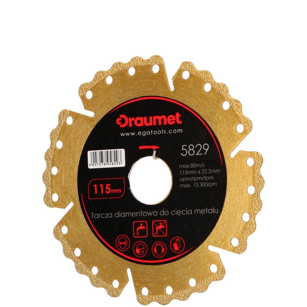 Диск алмазный по резке металла 230 мм //DRAUMET/Sale