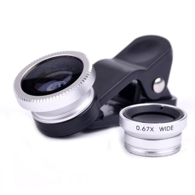 Объективы для смартфона Kromatech Fisheye + Wide + Macro - фото 1 - id-p136972973