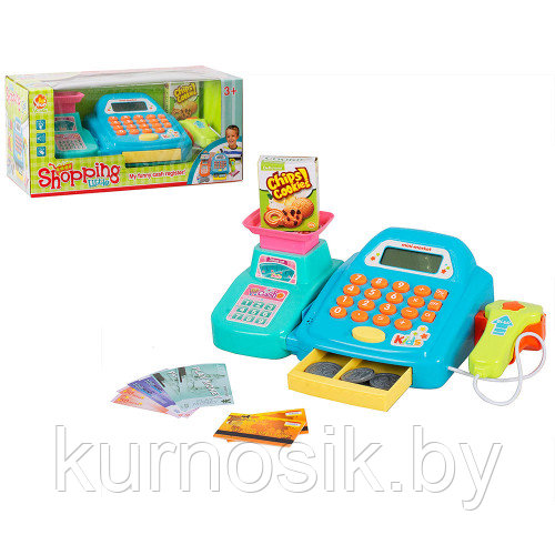 Кассовый аппарат детский "Мой магазин" со звуковыми эффектами, аксессуарами (арт.SK72C)
