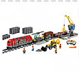Конструктор CITIES Сити ʺМощный грузовой поездʺ на  р/у 1078 деталей (арт. K8014), фото 3
