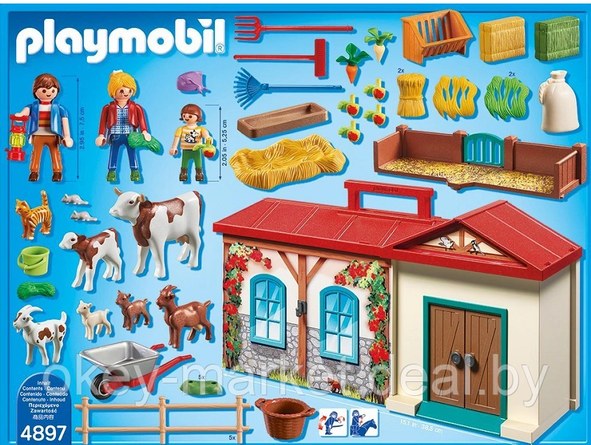 Конструктор Playmobil Переносная конюшня 4897 - фото 7 - id-p136976020