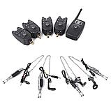 Набор сигнализаторов с пейджером в чехле (4 сигнализатора, пейджер, 4 свингера, 5 крон), фото 3