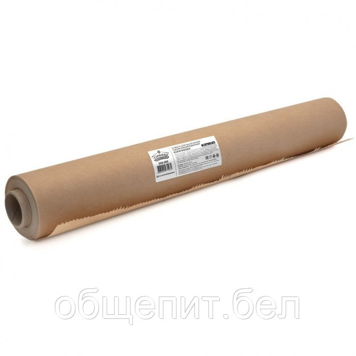 Бумага для выпекания - 38 см х 100 м, силиконизированная, коричневая - фото 1 - id-p136978780