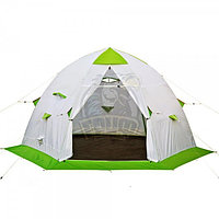 Палатка зимняя Лотос 5С + Дно ПУ4000 (салатовый/белый/серый) (арт. 17052)