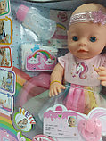 Интерактивная кукла-пупс Baby Doll 40 см, фото 4