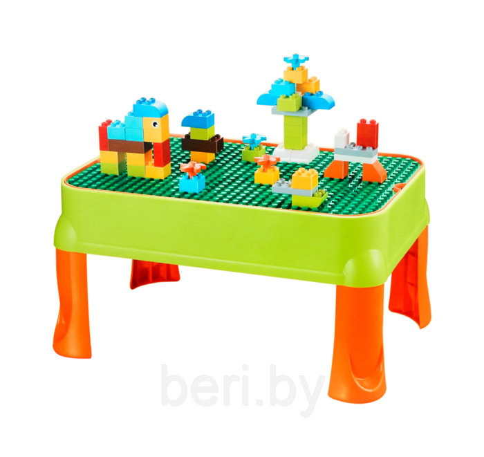 8001A Детский стол для конструктора, многофункциональный игровой детский столик, 2 цвета