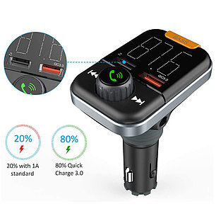 FM-трансмиттер PROFIT Bluetooth Handsfree Car Kit With Bassbooster, фото 2