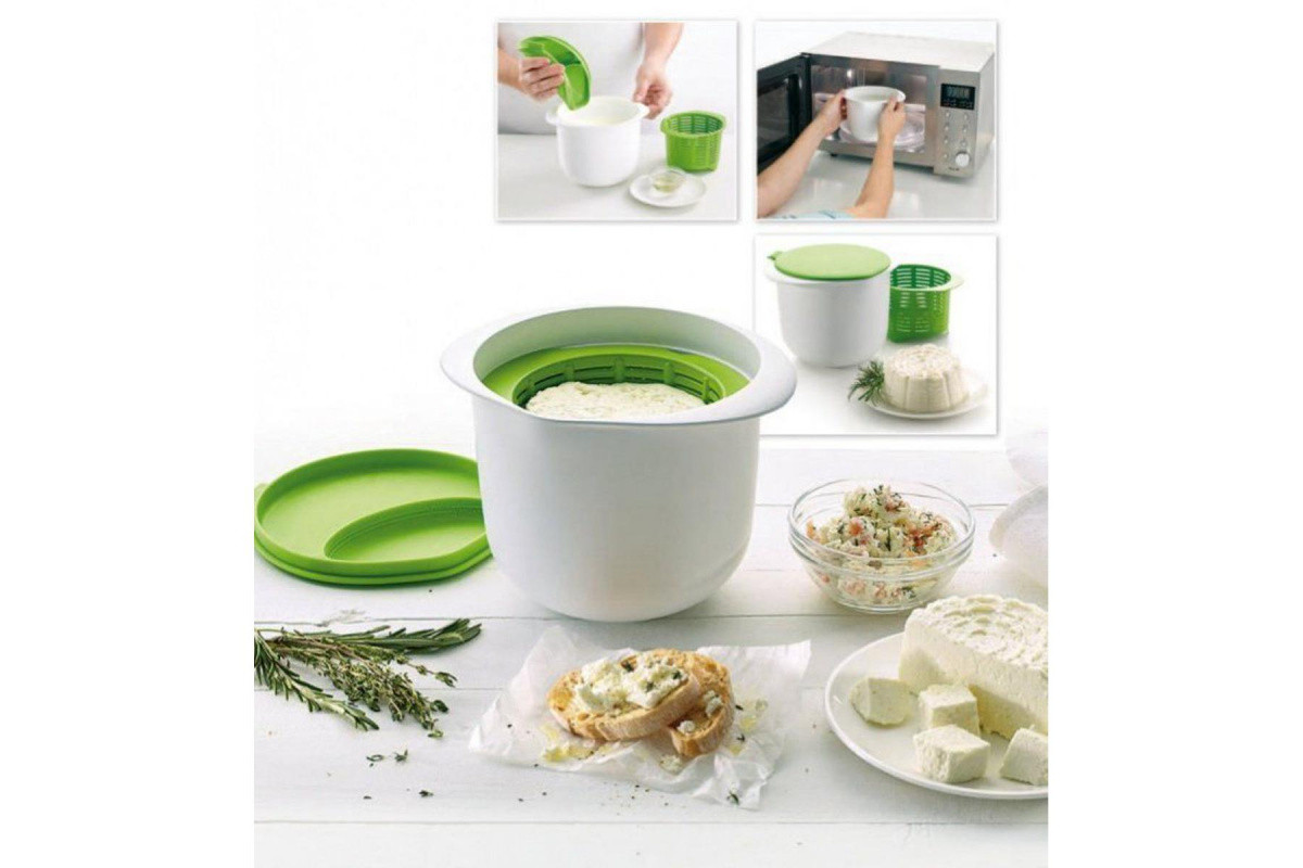 Аппарат для приготовления домашнего творога и сыра «НЕЖНОЕ ЛАКОМСТВО», зеленый