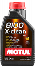 102786 Motul 8100 X-clean 5W40 1л.