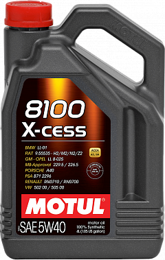 104256 Motul 8100 X-cess 5W40 4л.