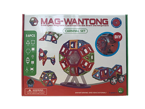 Конструктор магнитный Mag-Building (Mag-Wantong), 56 деталей