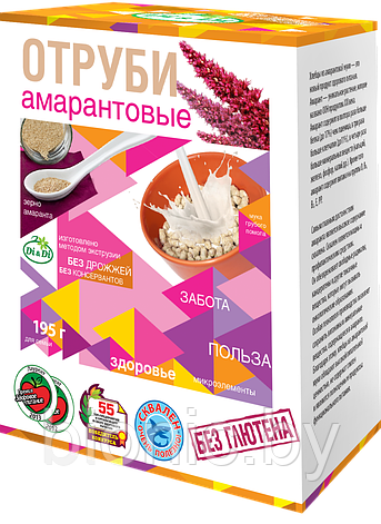 Отруби амарантовые безглютеновые "Di&Di", 250гр 1/20, фото 2