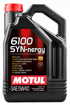 106020 Motul 6100 SYN-NERGY 5W40 4л. - фото 1 - id-p137007718