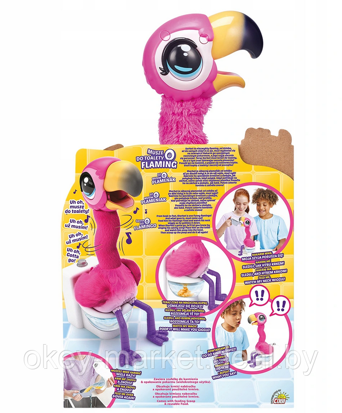 Интерактивная игрушка Шербет Фламинго Little Live Pets - фото 2 - id-p137010397