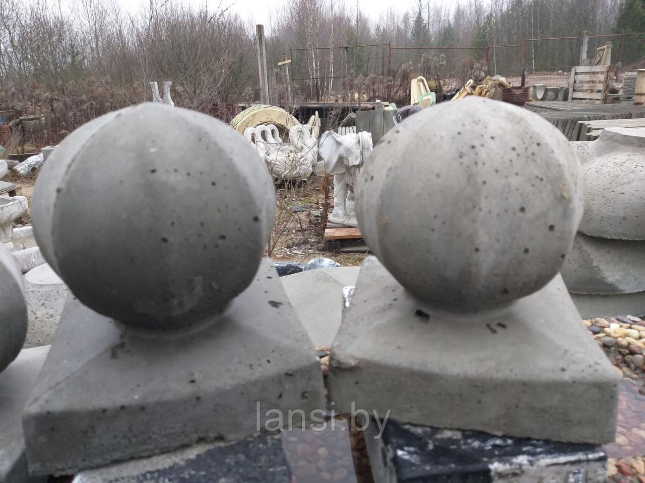 Крышка на столб с шаром