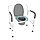 Кресло-туалет повышенной грузоподъемности Оптим HMP 7007 L  250кг, фото 2