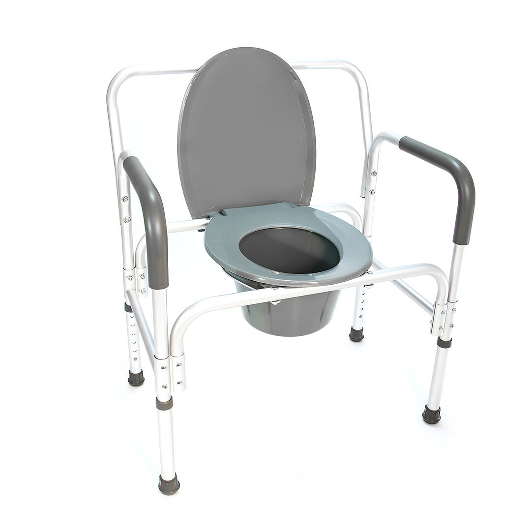 Кресло-туалет повышенной грузоподъемности Оптим HMP 7007 L 250кг - фото 2 - id-p137016513