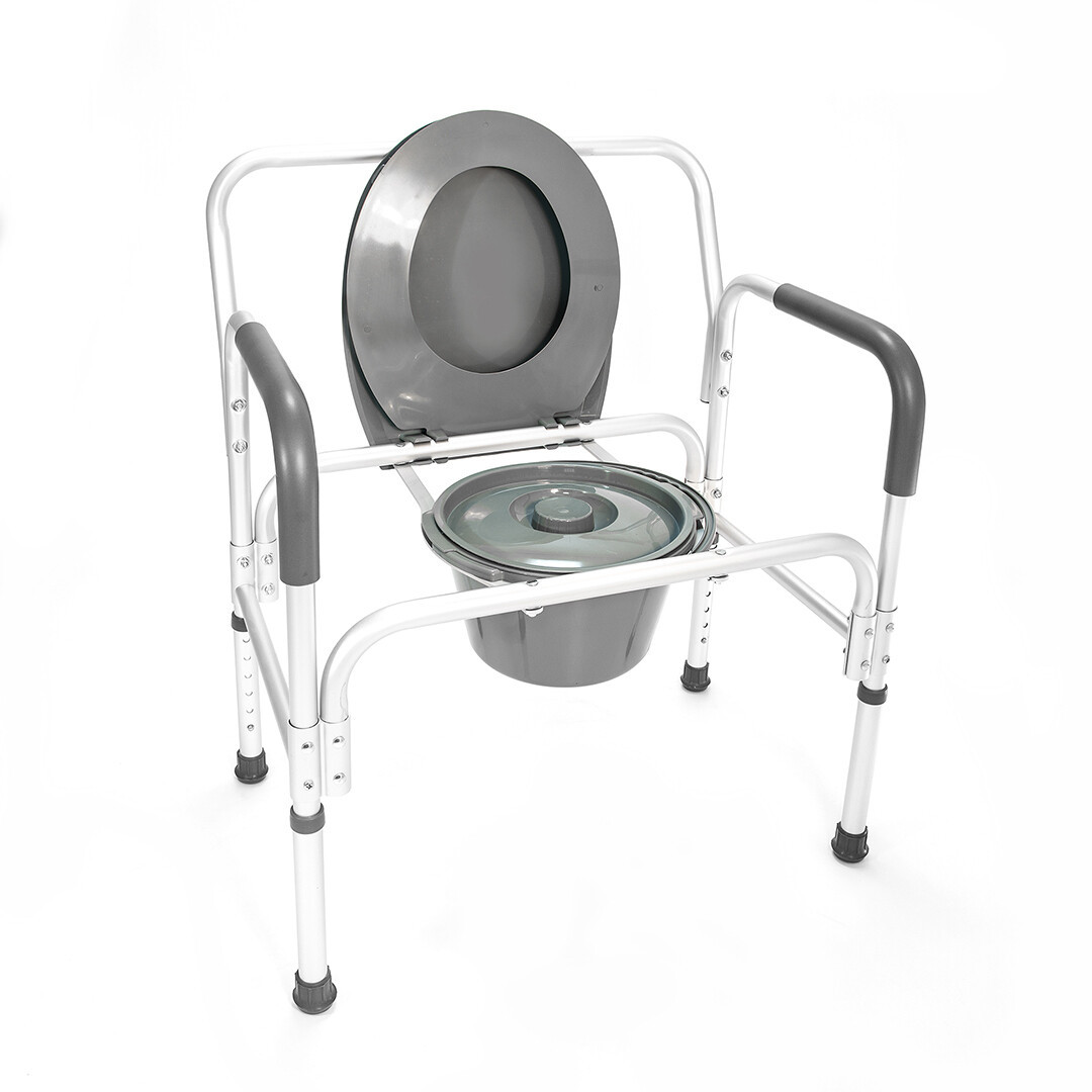 Кресло-туалет повышенной грузоподъемности Оптим HMP 7007 L 250кг - фото 3 - id-p137016513