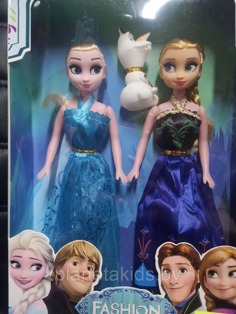 Набор кукол 29 см Холодное сердце Frozen Анна и Эльза и фигурка Олофа