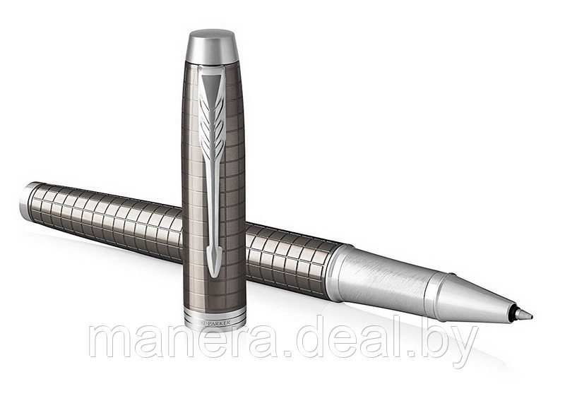 Шариковая ручка Parker IM Premium Dark Espresso Chiselled CT - фото 1 - id-p137023205