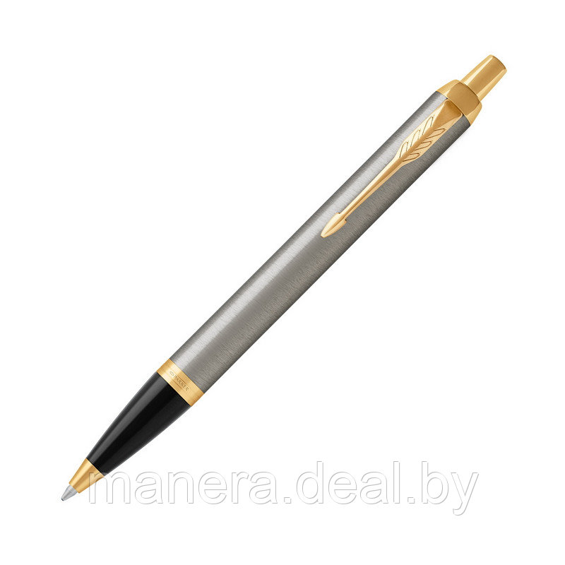 Шариковая ручка Parker IM Brushed Metal GT - фото 1 - id-p137023214