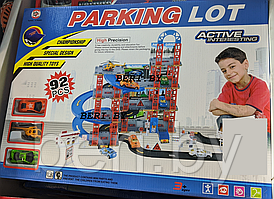 0908-20 Паркинг, игровой набор "Парковка", 93 детали, игровой гараж для машинок