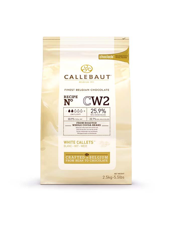 Шоколад белый Callebaut 25,9% (Бельгия, каллеты, 500 гр) - фото 1 - id-p135561192