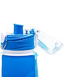 Бутылка для воды 25DEGREES  Liquito Blue , силиконовая  , 750 мл, фото 6