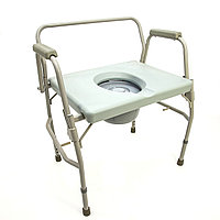 Кресло-туалет повышенной грузоподъемности Оптим HMP-7012 180кг, фото 1
