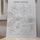 Универсальный стол для ноутбука Table - Mate  (прикроватный столик) на колесах  (складной, регулируемый по, фото 3