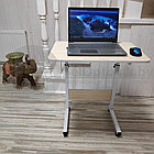 Универсальный стол для ноутбука Table - Mate  (прикроватный столик) на колесах  (складной, регулируемый по, фото 6