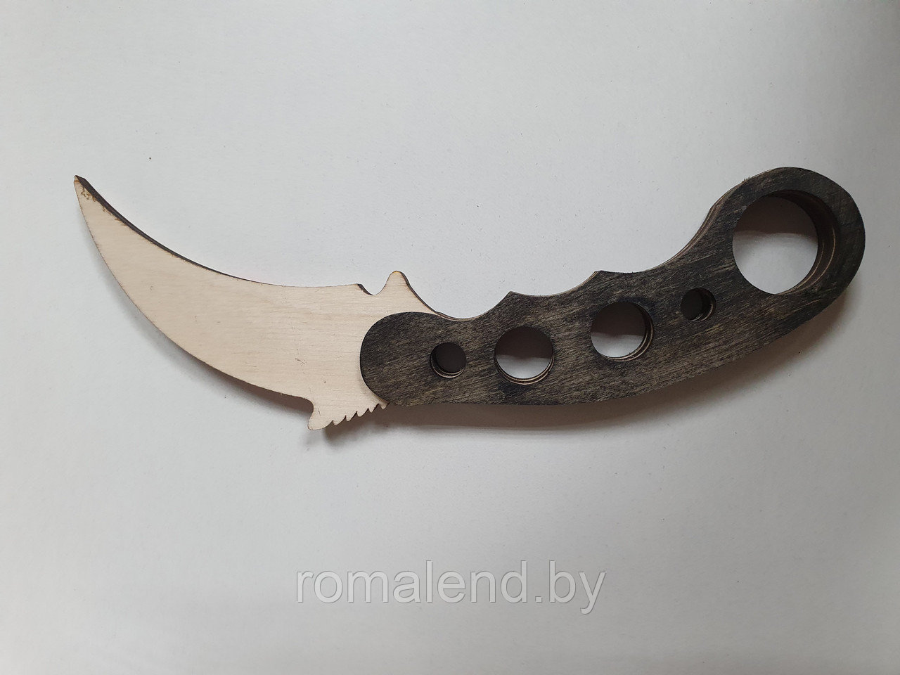 Деревянный нож керамбит - фото 5 - id-p135765753