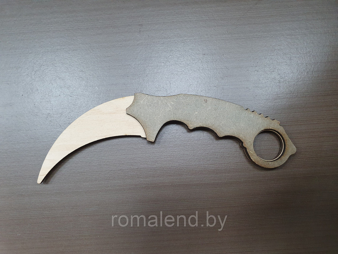 Деревянный нож керамбит - фото 6 - id-p135765753