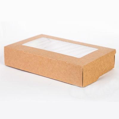 Коробка для пряников/печенья, крафт 250х150 h40 мм - фото 2 - id-p137045543