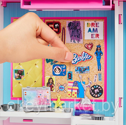Игровой набор Шкаф Barbie с куклой и аксессуарами GBK10, фото 3