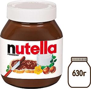 Шоколадная Паста Nutella» ореховая, 630г.