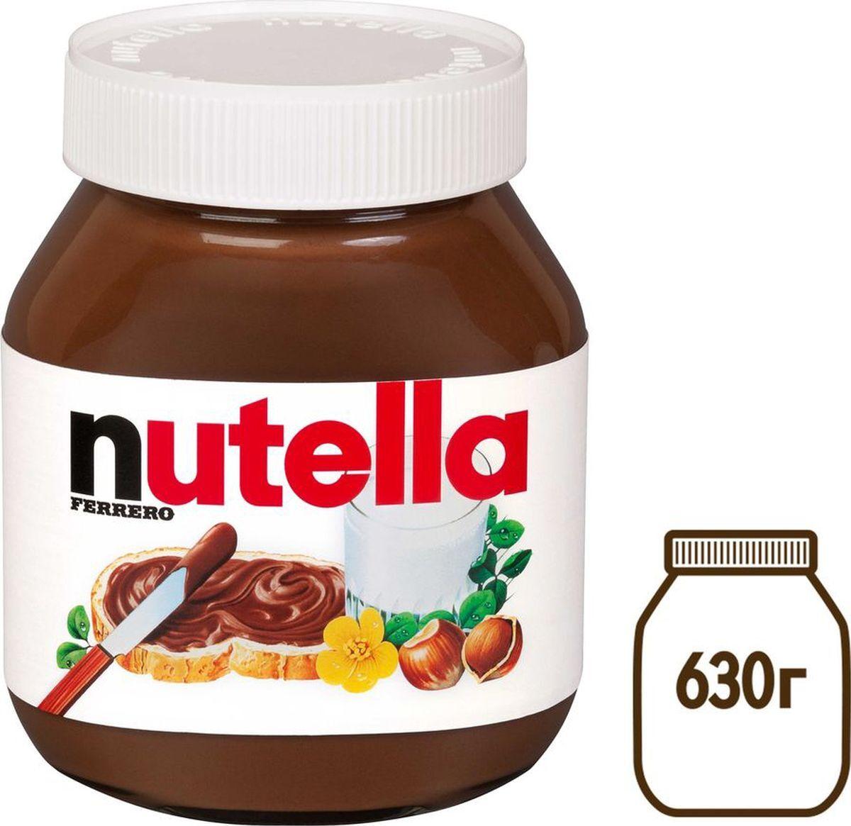 Шоколадная Паста Nutella» ореховая, 630г. - фото 1 - id-p137053042