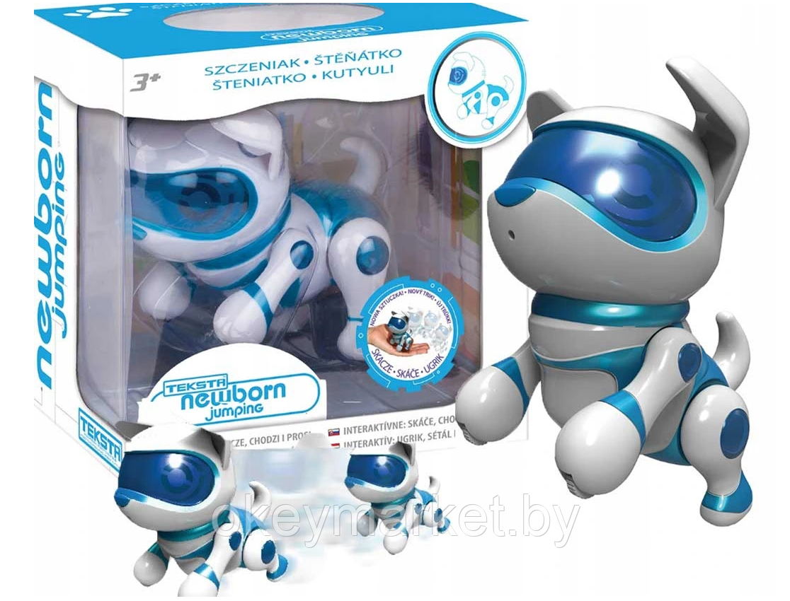 Интерактивный робот-щенок Teksta New Born Mini, фото 2