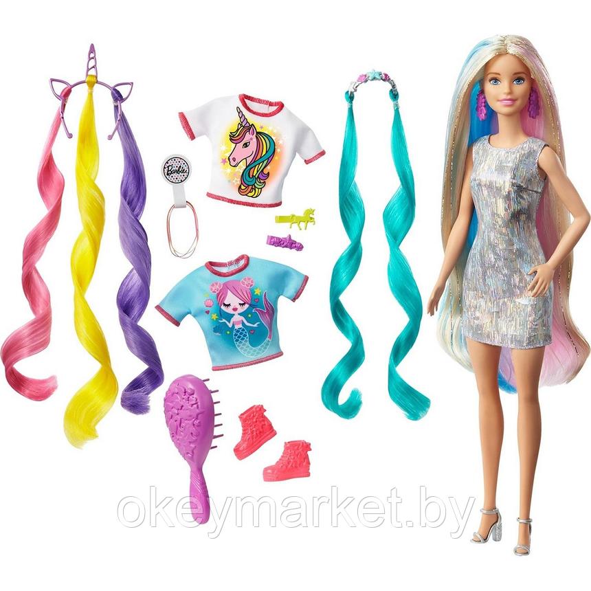 Кукла Barbie Радужные волосы GHN04, фото 2