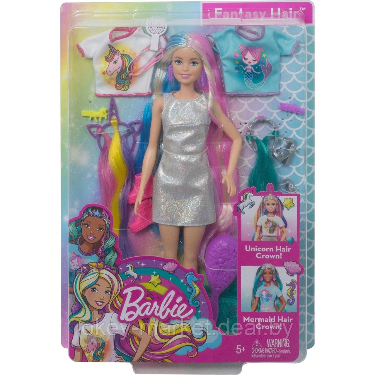 Кукла Barbie Радужные волосы GHN04 - фото 2 - id-p137062953