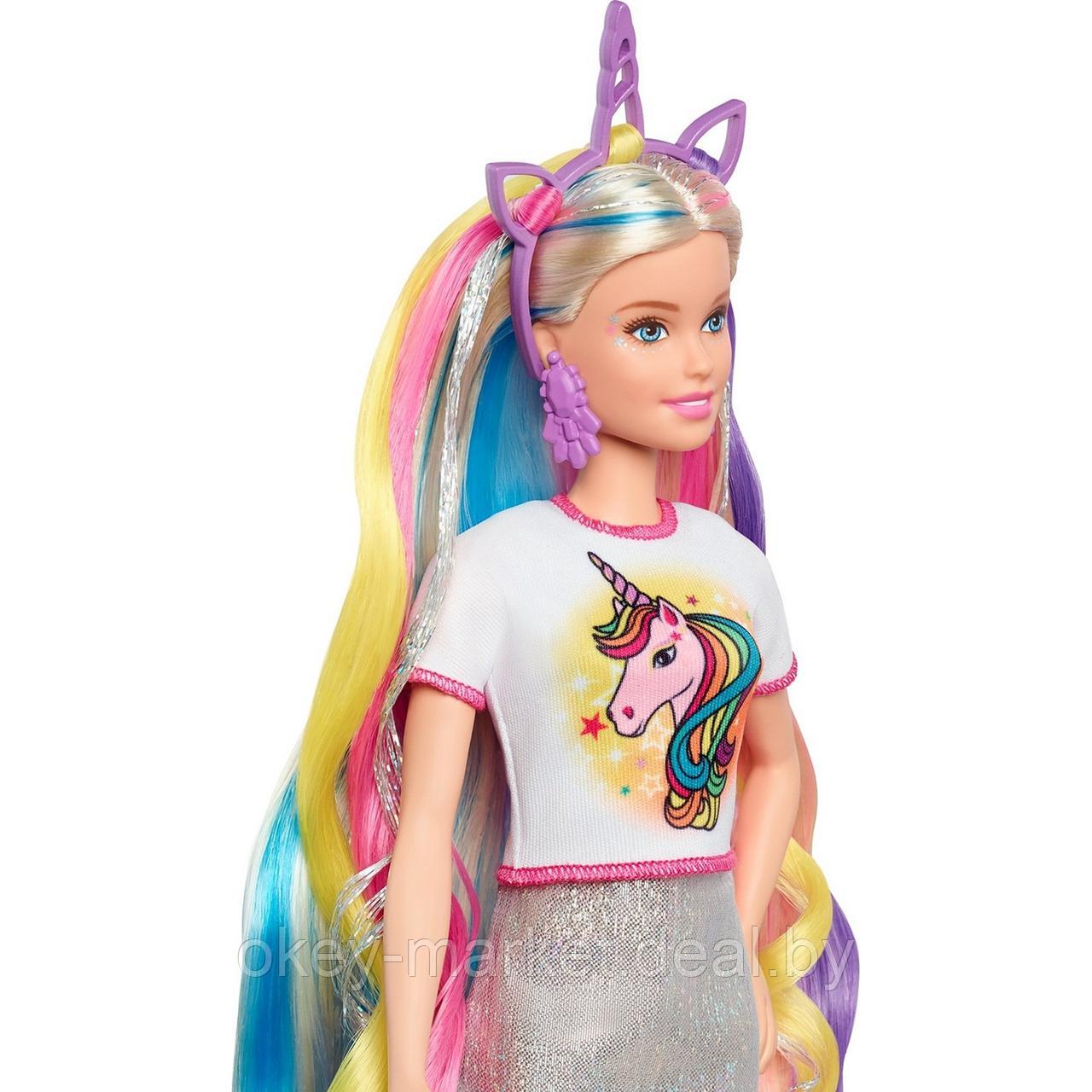 Кукла Barbie Радужные волосы GHN04 - фото 6 - id-p137062953