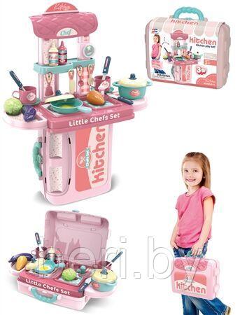 008-971A Кухня детская в чемоданчике, игровой набор 3 в 1 - фото 3 - id-p136990400
