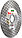 Алмазный круг для заусовки плитки под 45° DISTAR 1A1R EDGE DRY, 125x1,6x25x22,23, фото 3